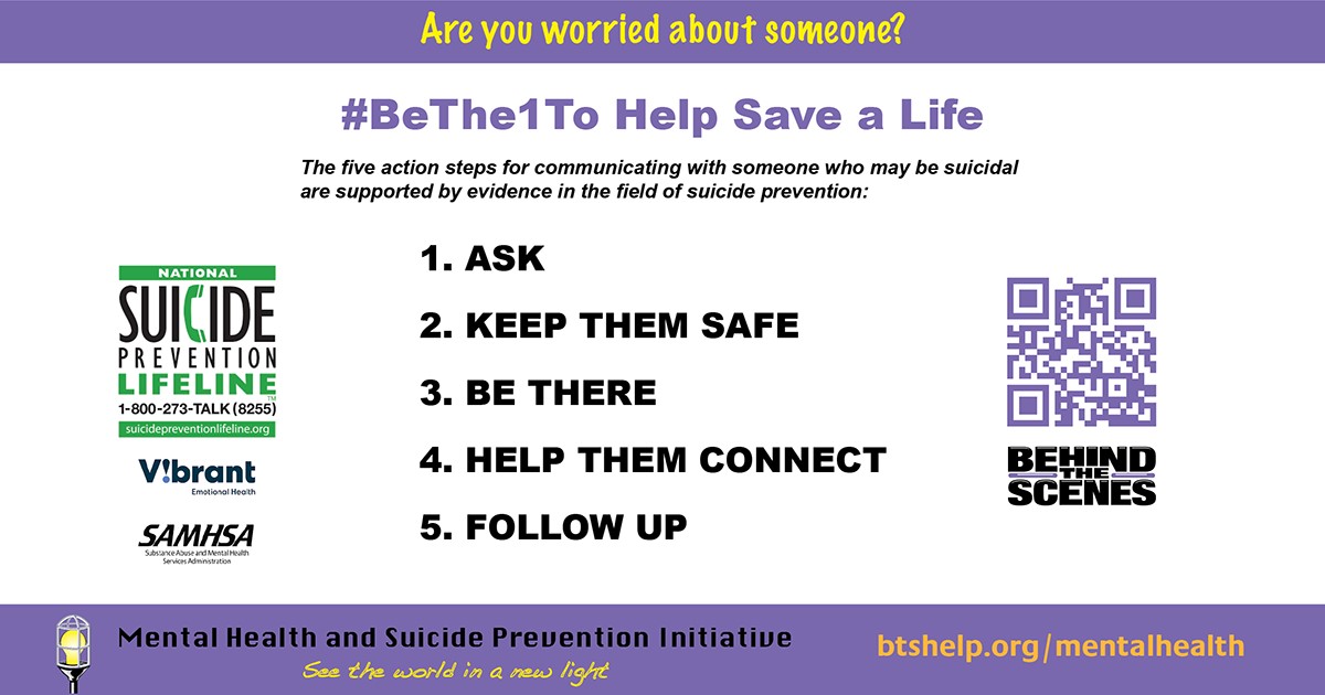 Behind The Scenes Launches Suicide Prevention Campaign | United States ...